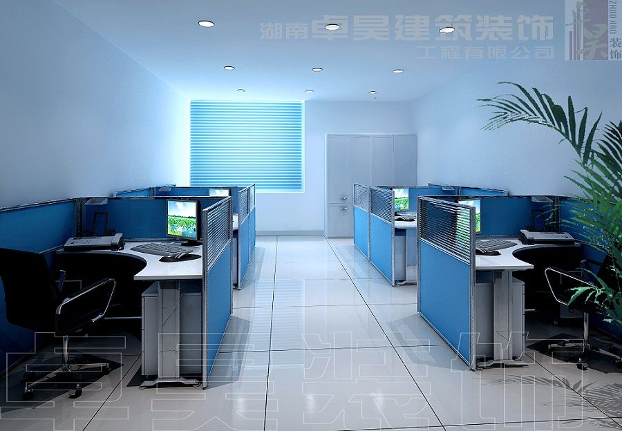 长沙办公空间装修公司百江燃气 | 办公室装修设计装修风格效果图