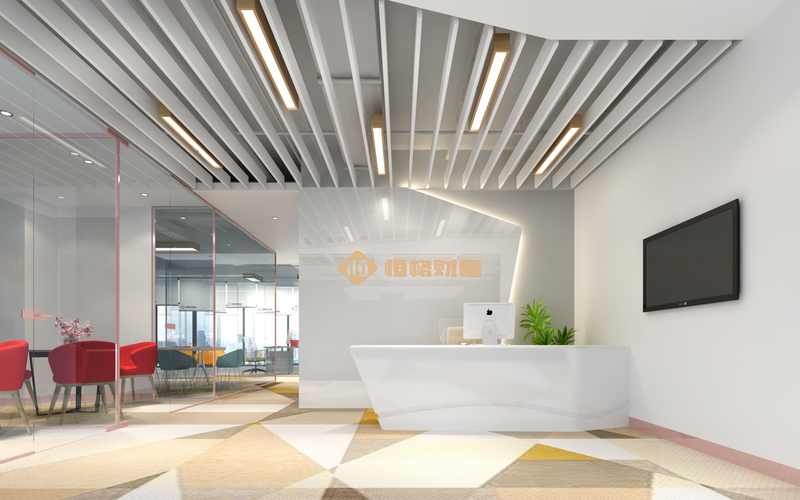 长沙办公空间装修公司恒格财富| 金融公司办公室装修设计装修风格效果图