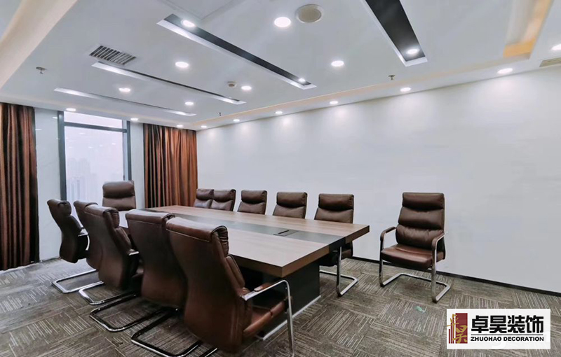 江影传媒湖南传媒广告行业办公室装修效果会议室